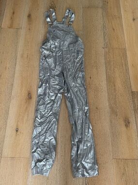 Diane Von Furstenberg Silver Metallic Garment